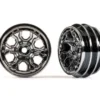 Traxxas Wheels, 1.0 (black chrome) (2) – TRX9770-BLKCR