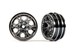 Traxxas Wheels, 1.0 (black chrome) (2) – TRX9770-BLKCR