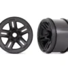 Traxxas Wheels, 3.8′ (black) (2) (17mm splined) – TRX9671
