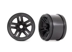 Traxxas Wheels, 3.8′ (black) (2) (17mm splined) – TRX9671
