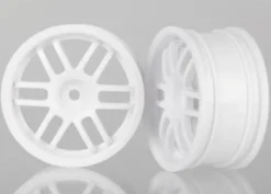 Traxxas Wheels, Rally (white) (2) – TRX7371