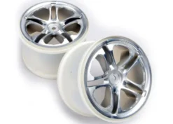 Traxxas Wheels, SS (split spoke) 3.8″ (satin) (2) (fits Revo/Maxx series) – TRX5172