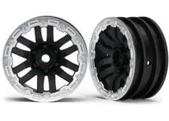Traxxas Wheels, TRX-4 1.9 (satin beadlock) (2) – TRX8271X