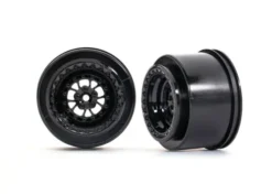Traxxas Wheels, Weld gloss black (rear) (2) – TRX9473