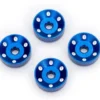 Traxxas Wheel washers, machined aluminum, blue (4) – TRX10257-BLUE