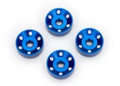 Traxxas Wheel washers, machined aluminum, blue (4) – TRX10257-BLUE