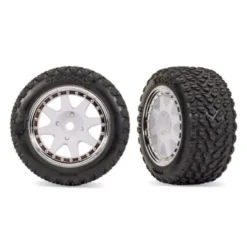 Traxxas White Front Mini Rally wheels with Rally Tires 2 – TRX10872-WHTC