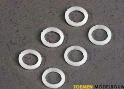 Traxxas White plastic washers – 5x8x1.0mm – TRX3685