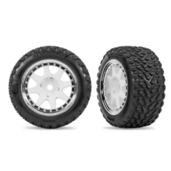 Traxxas White Rear Mini Rally wheels with Rally Tires 2 – TRX10873-WHTC