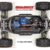 Traxxas Wide Maxx V2 1/10 4S Brushless Monster Truck TSM RTR Groen