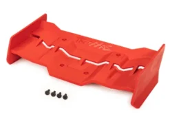 Traxxas Wing, red/ 4x12mm FCS (4) – TRX7821R