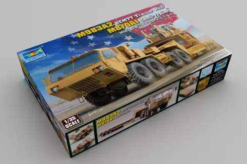 Trumpeter M983A2 HEMTT Tractor with M870A1 Semi- Trailer in 1:35 bouwpakket