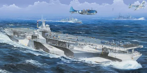 Trumpeter USS Ranger CV-4 – 1:350 bouwpakket