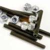 TRX3962 – Set (grub) screws 3x25mm (8)/ 3mm nylon locknuts (8)