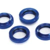 TRX7767 –Spring retainer adjuster, blue-anodized aluminum, GTX shocks 4 assembled with o-ring