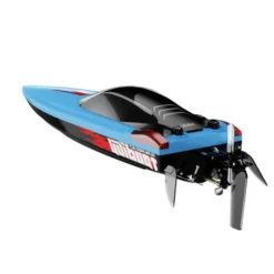 UDI RC Mosasaurus 42cm Brushless High Speed RC Boot RTR 2.4GHz Blauw compleet met 7.4V 2S 3000mAh LiPo batterij en lader