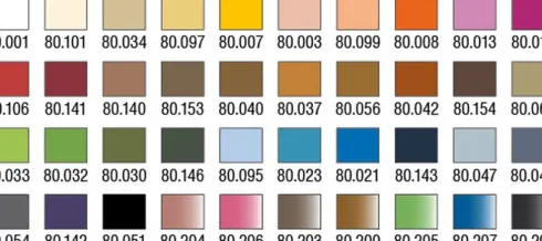 Vallejo Basic Starters Case Wizkids Premium Paints 40 kleuren 8ml – 80260