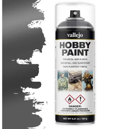 Vallejo Hobby Paint Fantasy Gunmetal spuitbus – 400ml – 28031