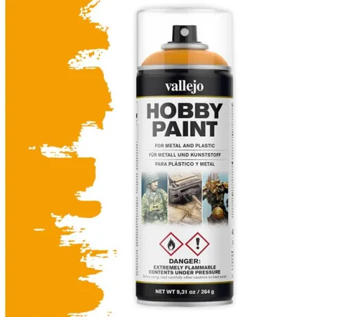 Vallejo Hobby Paint Fantasy Sun Yellow spuitbus – 400ml – 28018