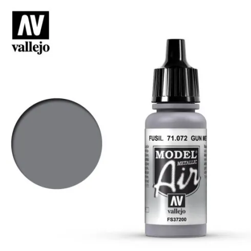 Vallejo Model Air Gun Metal – 17ml – 71072