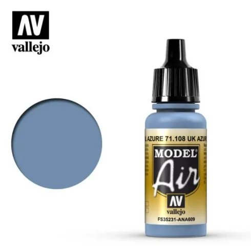 Vallejo Model Air UK Azure Blue – 17ml – 71108