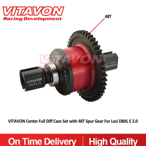 VITAVON Center Full Diff Case Set met 46T Spur Gear voor Losi DBXL-E 2.0