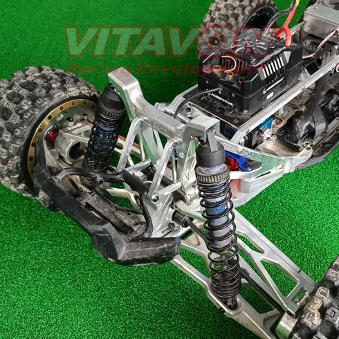 VITAVON CNC Aluminium 7075 Front Shock Tower Mount – voor Traxxas X-MAXX 1/5