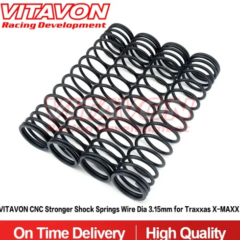 VITAVON CNC Sterkere Schokdempers Veren – 3,15 mm – Traxxas X-MAXX