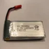 3.7v 1200mAh LiPo accu met BEC stekker