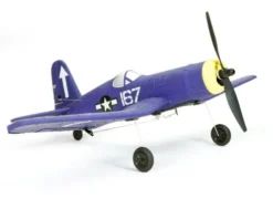 Volantex Corsair F4U V2 Blauw 400mm 4-kanaals elektro vliegtuig met gyroscoop RTF (Versie 2024)