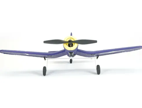 Volantex Corsair F4U V2 Blauw 400mm 4-kanaals elektro vliegtuig met gyroscoop RTF (Versie 2024)