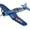 VOLANTEX F4U CORSAIR Blauw 4-kanaals 500mm brushless RC vliegtuig met Gyroscoop RTF compleet met 7.4V 400mAh 25C Lipo accu en lader