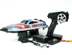 VOLANTEX RC Boot Arrobolt ‘Lumen’ SR40 Brushless RTR EU Combo Rood compleet met 11.1V 1000mAh Li-Ion accu en lader – 50 km/h