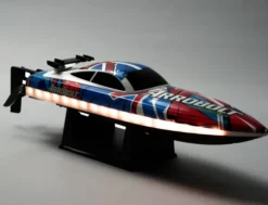 VOLANTEX RC Boot Arrobolt ‘Lumen’ SR40 Brushless RTR EU Combo Rood compleet met 11.1V 1000mAh Li-Ion accu en lader – 50 km/h