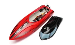 Volantex Vector SR65 Brushless Racing Boat RTR rood compleet met lipo accu en lader