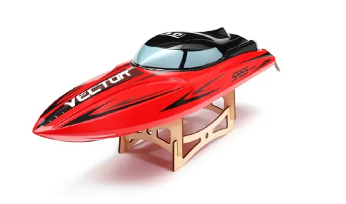 Volantex Vector SR65 Brushless Racing Boat RTR rood compleet met lipo accu en lader
