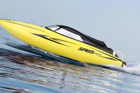 Volantex Vector SR65 Brushless Racing Boat RTR geel compleet met lipo accu en lader