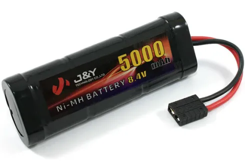 8.4 volt 5000mah NiMH humb accupack met Traxxas stekker