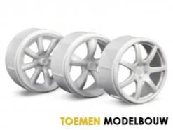 WHEEL SET TYPE 2 WHITE MICRO RS4 – HPI73460