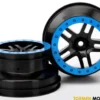 Wheels SCT Split Spoke black blue beadlock style – TRX5884A