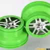 Wheels SCT SplitSpoke chrome green beadlock style – TRX6872X