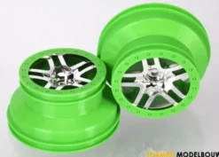 Wheels SCT SplitSpoke chrome green beadlock style – TRX6872X