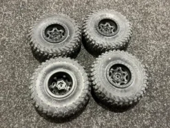 4x BF Goodrich Baja T/A 1/10 crawler banden met velgen!