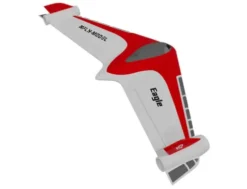 XFLY Eagle 40mm EDF Flying Wing ARTF met Gyroscoop – Rood