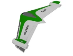 XFLY Eagle 40mm EDF Flying Wing ARTF met Gyroscoop – Groen