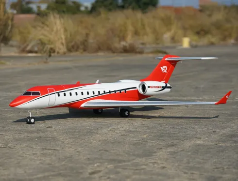 XFly Twin 40mm J-65 EDF Business Jet PNP – Rood