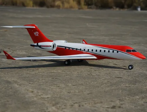 XFly Twin 40mm J-65 EDF Business Jet PNP – Rood