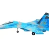 XFLY Twin 50MM SU-27 EDF 750MM Jet ARF – Blue Camo