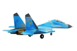 XFLY Twin 50MM SU-27 EDF 750MM Jet ARF – Blue Camo