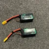 2x Parallel accu’s 6200 mah 7,4v 2s in een nette staat!